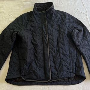Navy quilted The North Face jacket, size XL